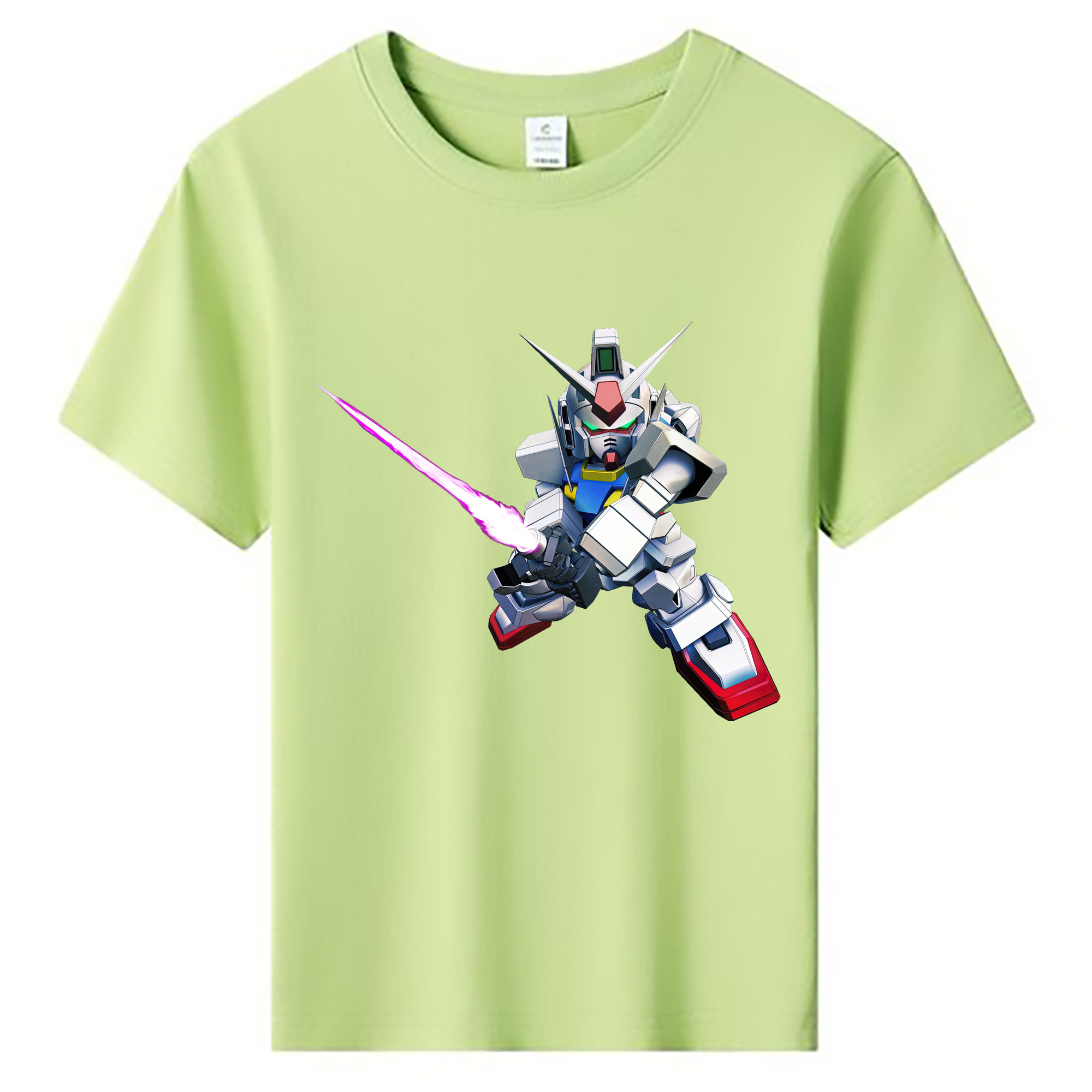 （画像用） 機動戦士ガンダム Mobile Suit Gundam 綿100％キッズTシャツ（フロントプリント）